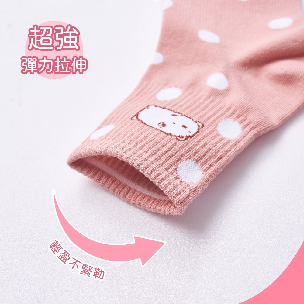 角落生物 角落小夥伴 中統襪 長襪 女中筒襪 炸豬排 炸蝦尾 女襪 SG-A301~SG-A305【旺達棉品】-細節圖4