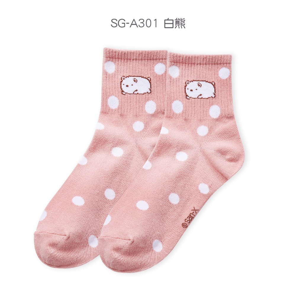 角落生物 角落小夥伴 中統襪 長襪 女中筒襪 炸豬排 炸蝦尾 女襪 SG-A301~SG-A305【旺達棉品】-規格圖8