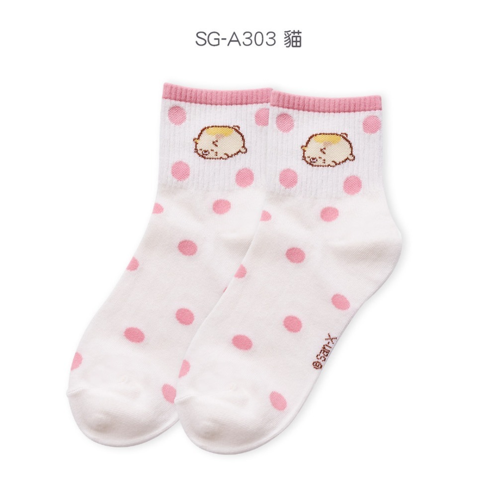角落生物 角落小夥伴 中統襪 長襪 女中筒襪 炸豬排 炸蝦尾 女襪 SG-A301~SG-A305【旺達棉品】-規格圖8