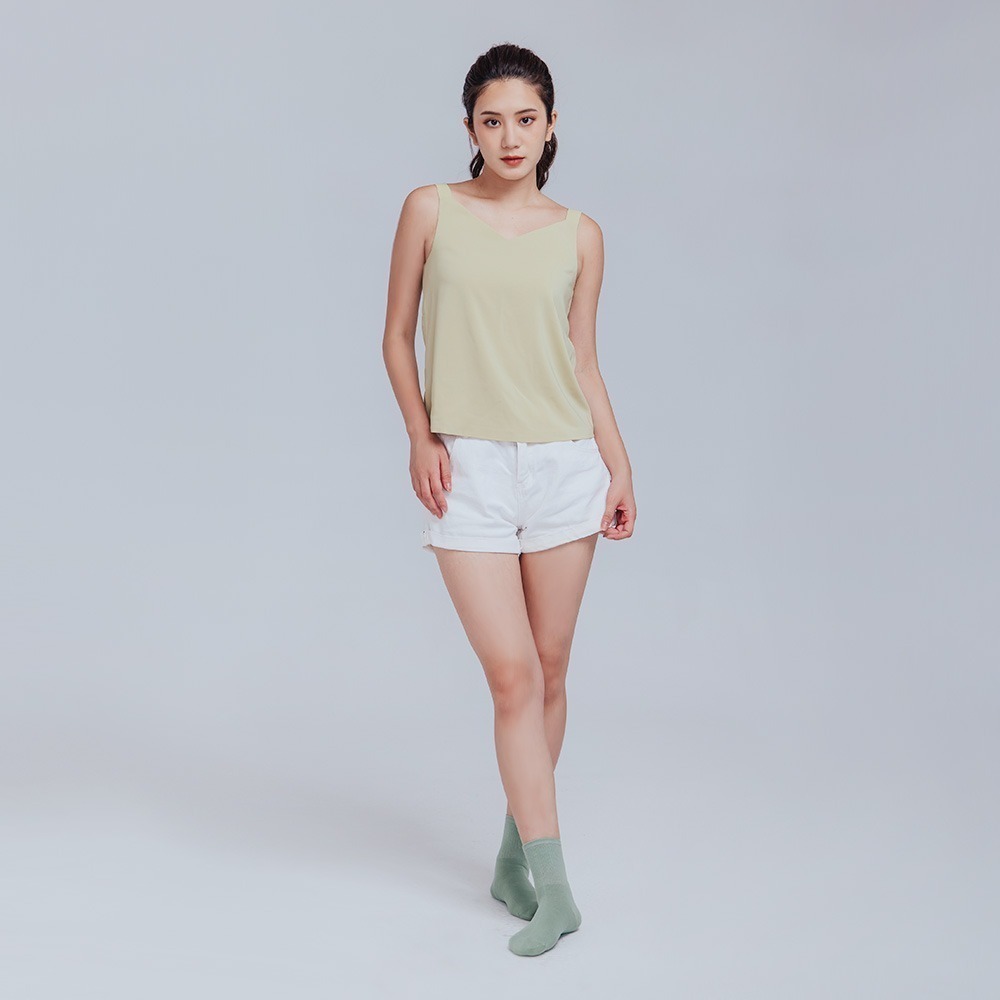 有機棉2/2中統羅紋襪 短襪 襪子 台灣製中筒襪 AN-A401【旺達棉品】-細節圖5