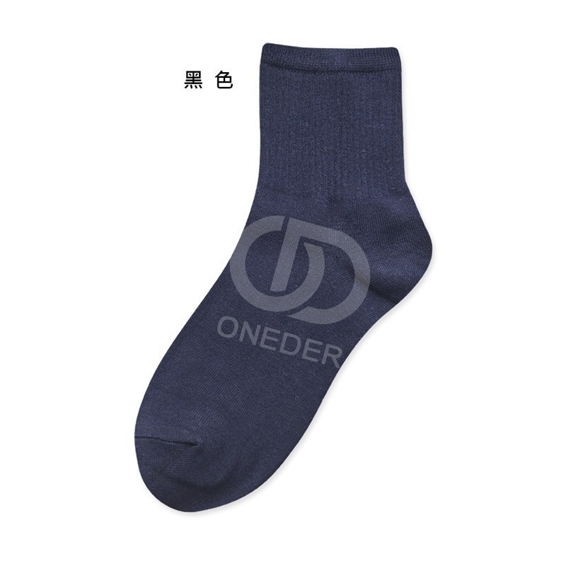 有機棉2/2中統羅紋襪 短襪 襪子 台灣製中筒襪 AN-A401【旺達棉品】-規格圖8