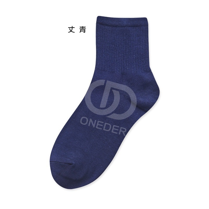 有機棉2/2中統羅紋襪 短襪 襪子 台灣製中筒襪 AN-A401【旺達棉品】-規格圖8