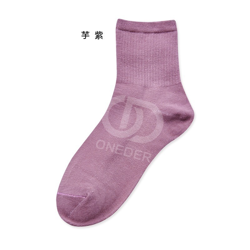 有機棉2/2中統羅紋襪 短襪 襪子 台灣製中筒襪 AN-A401【旺達棉品】-規格圖8