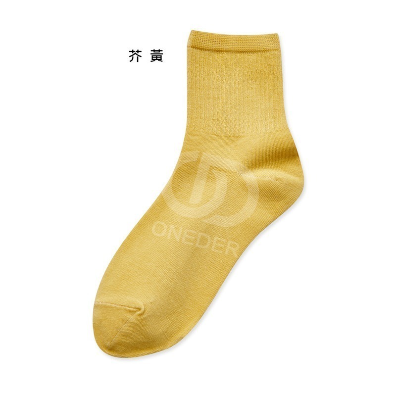 有機棉2/2中統羅紋襪 短襪 襪子 台灣製中筒襪 AN-A401【旺達棉品】-規格圖8
