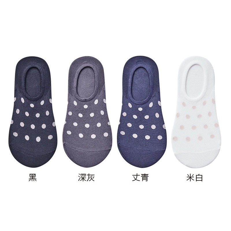 涼感止滑點點隱形襪 隱形襪 棉襪 台灣製 馬卡龍襪 OD-CL102【ONEDER旺達】-細節圖2