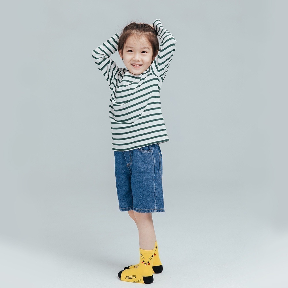 Pokémon 精靈寶可夢皮卡丘1/2童襪 小火龍.伊布.妙蛙種子.兒童短襪 PK-716~723【ONEDER旺達】-細節圖11