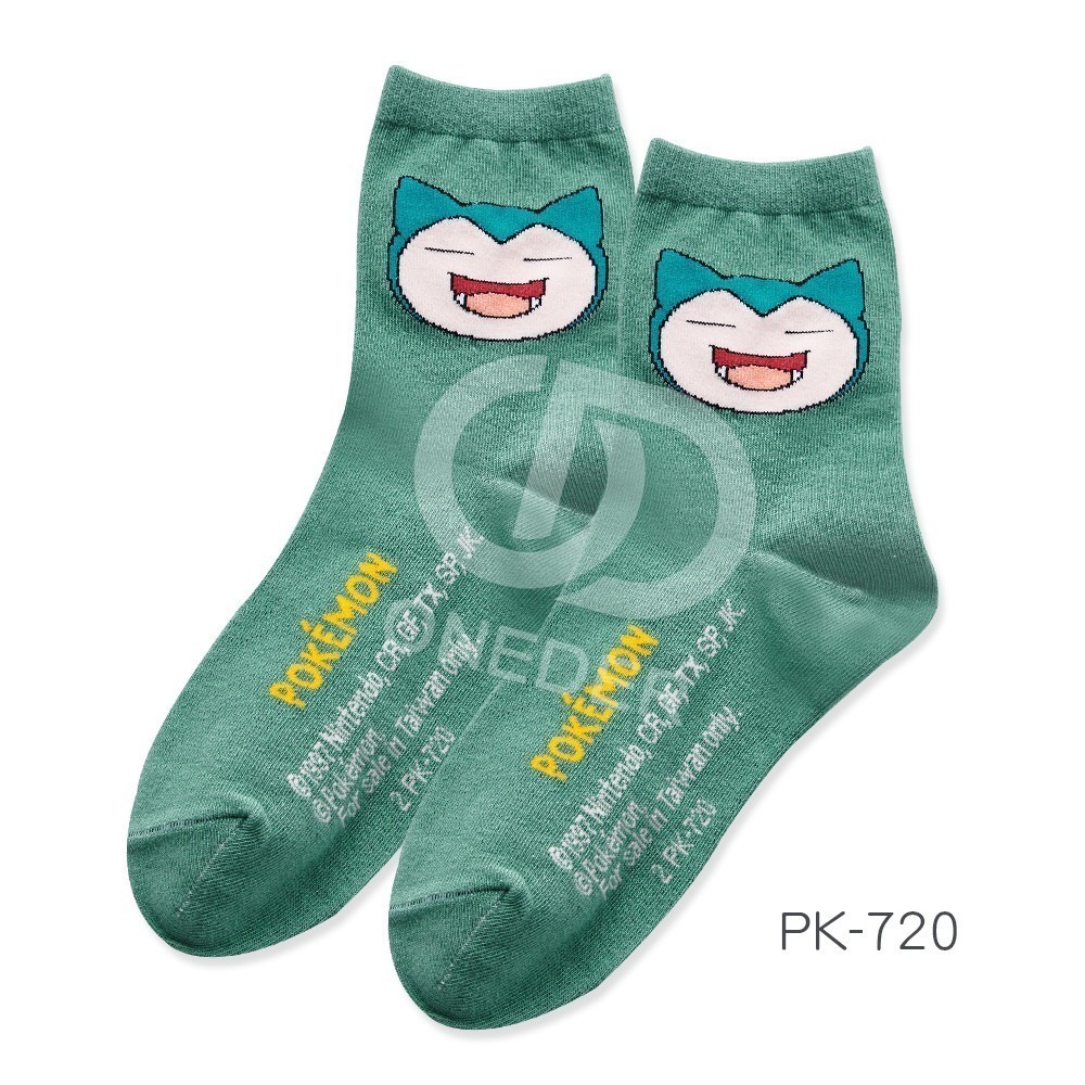 Pokémon 精靈寶可夢皮卡丘1/2童襪 小火龍.伊布.妙蛙種子.兒童短襪 PK-716~723【ONEDER旺達】-規格圖11