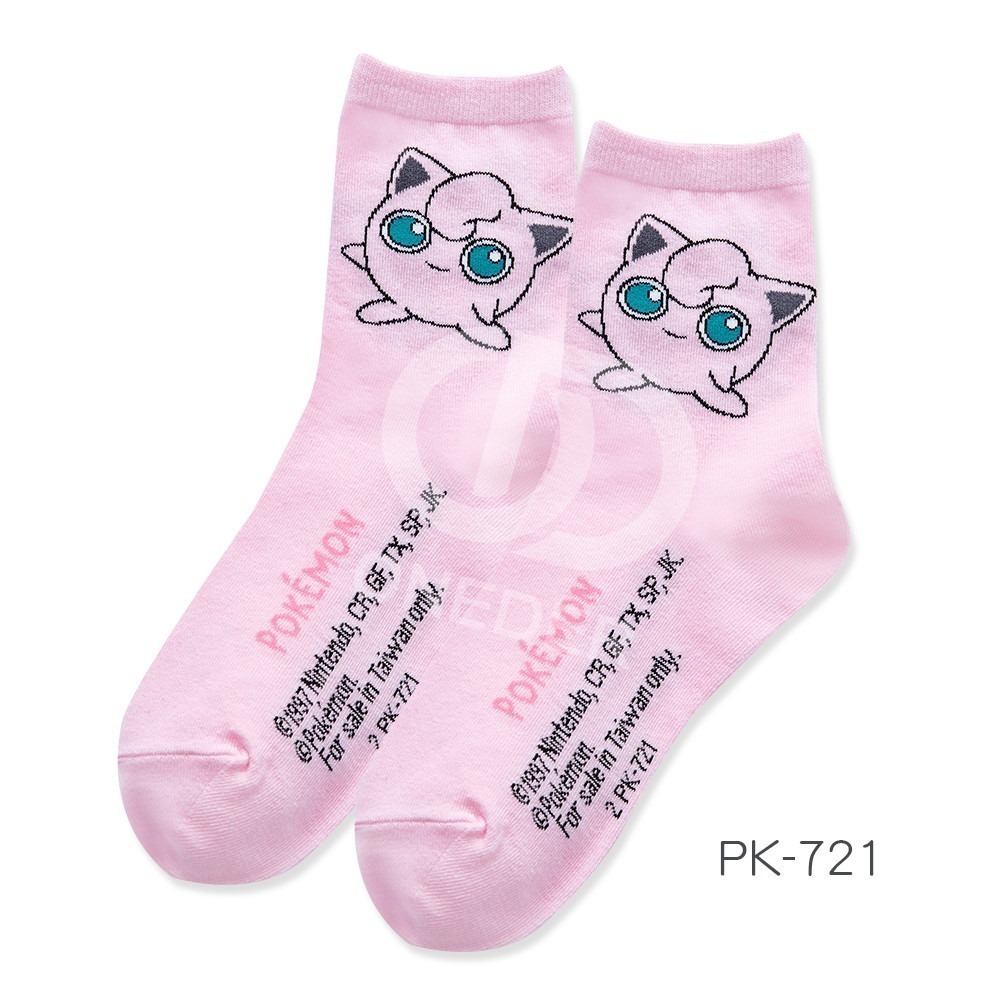 Pokémon 精靈寶可夢皮卡丘1/2童襪 小火龍.伊布.妙蛙種子.兒童短襪 PK-716~723【ONEDER旺達】-規格圖11
