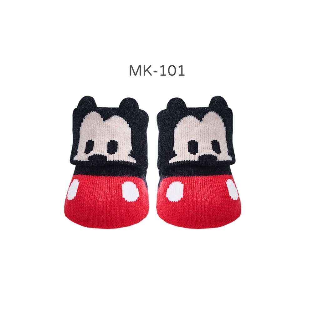 迪士尼 造型寶寶止滑襪 寶寶襪 MK-101 MN-101 WP-101【旺達棉品】-規格圖4