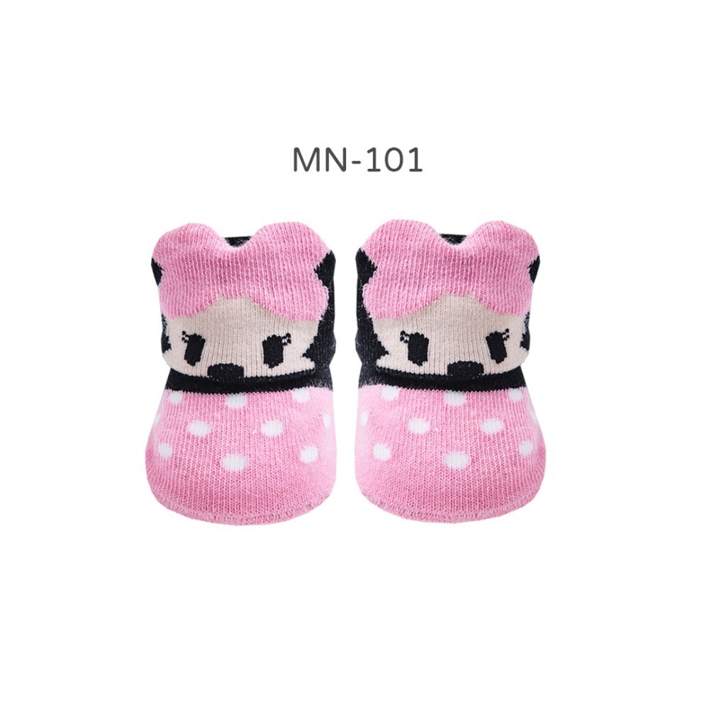 迪士尼 造型寶寶止滑襪 寶寶襪 MK-101 MN-101 WP-101【旺達棉品】-規格圖4