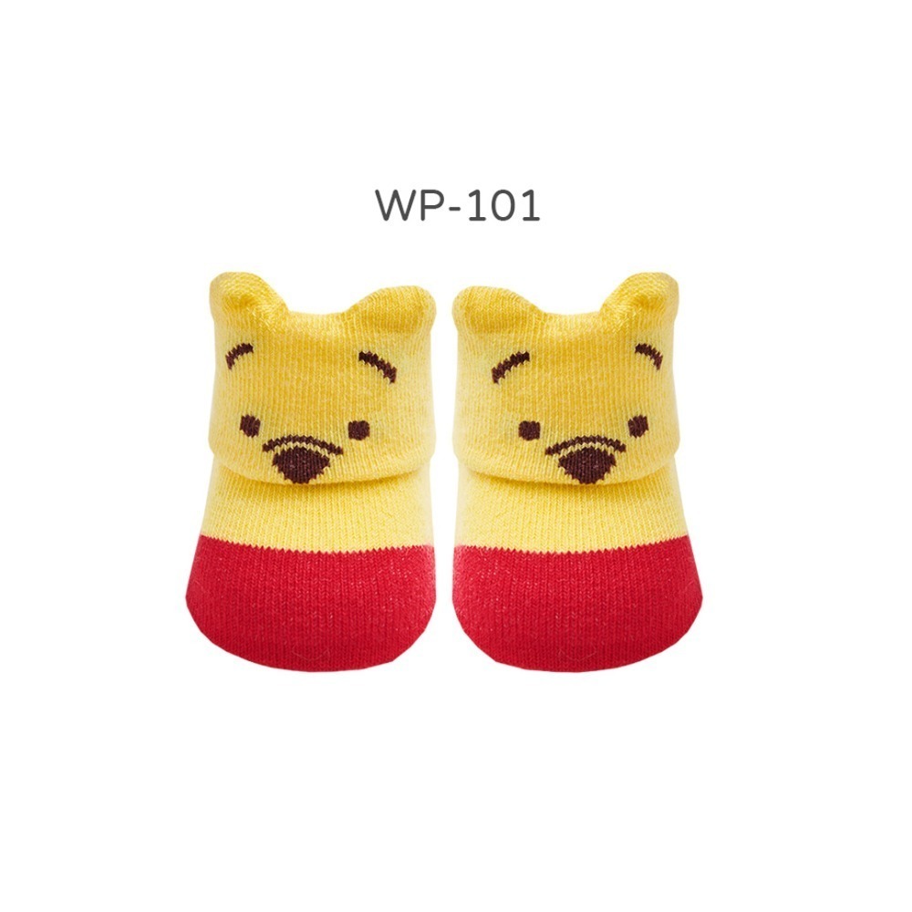 迪士尼 造型寶寶止滑襪 寶寶襪 MK-101 MN-101 WP-101【旺達棉品】-規格圖4