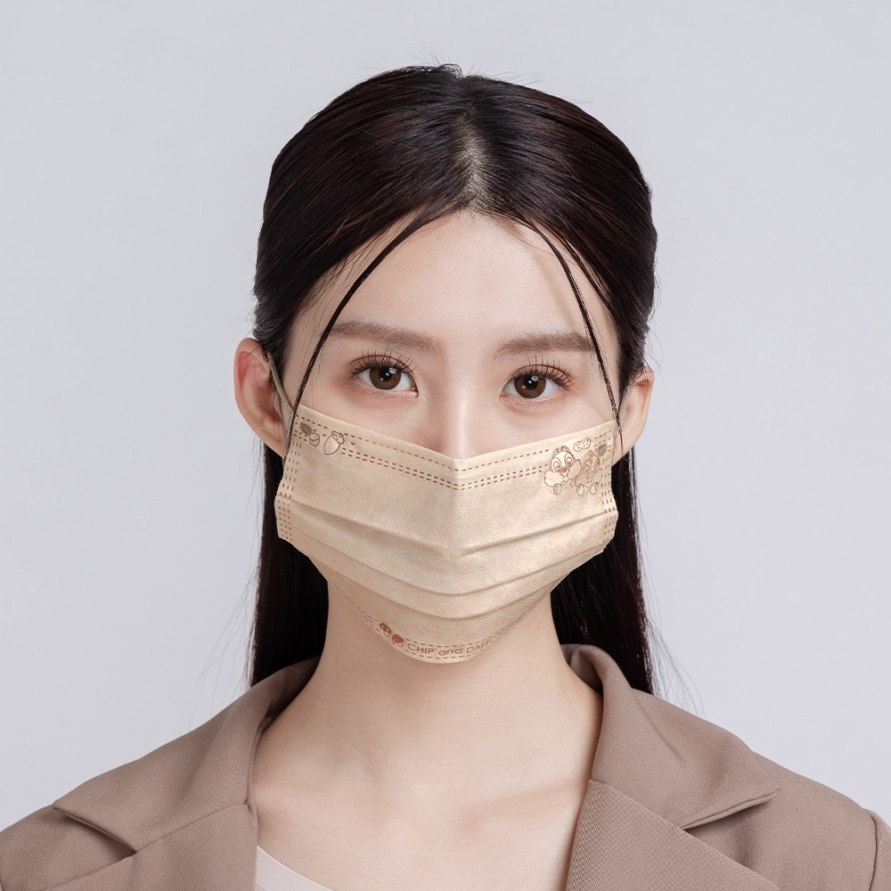 Disney 迪士尼 史迪奇平面口罩(30入) 小熊維尼口罩 奇奇蒂蒂成人口罩【旺達棉品】WP-BZ010-細節圖4