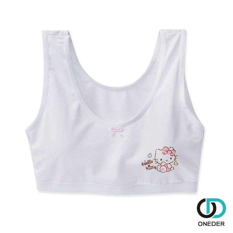 Sanrio KITTY成長型胸衣女童內衣 兒童內衣 舒適童內衣 成長胸衣 【旺達棉品】KT-NNT209-細節圖2