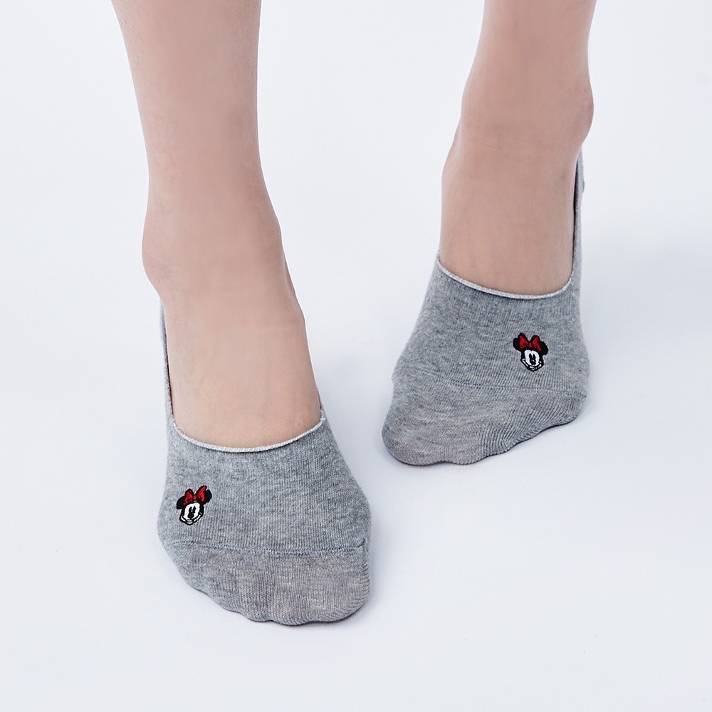 Disney 迪士尼止滑隱形襪 奇奇蒂蒂 雙子星 米奇米妮 女襪 隱形襪套 【旺達棉品】MN-902-細節圖6