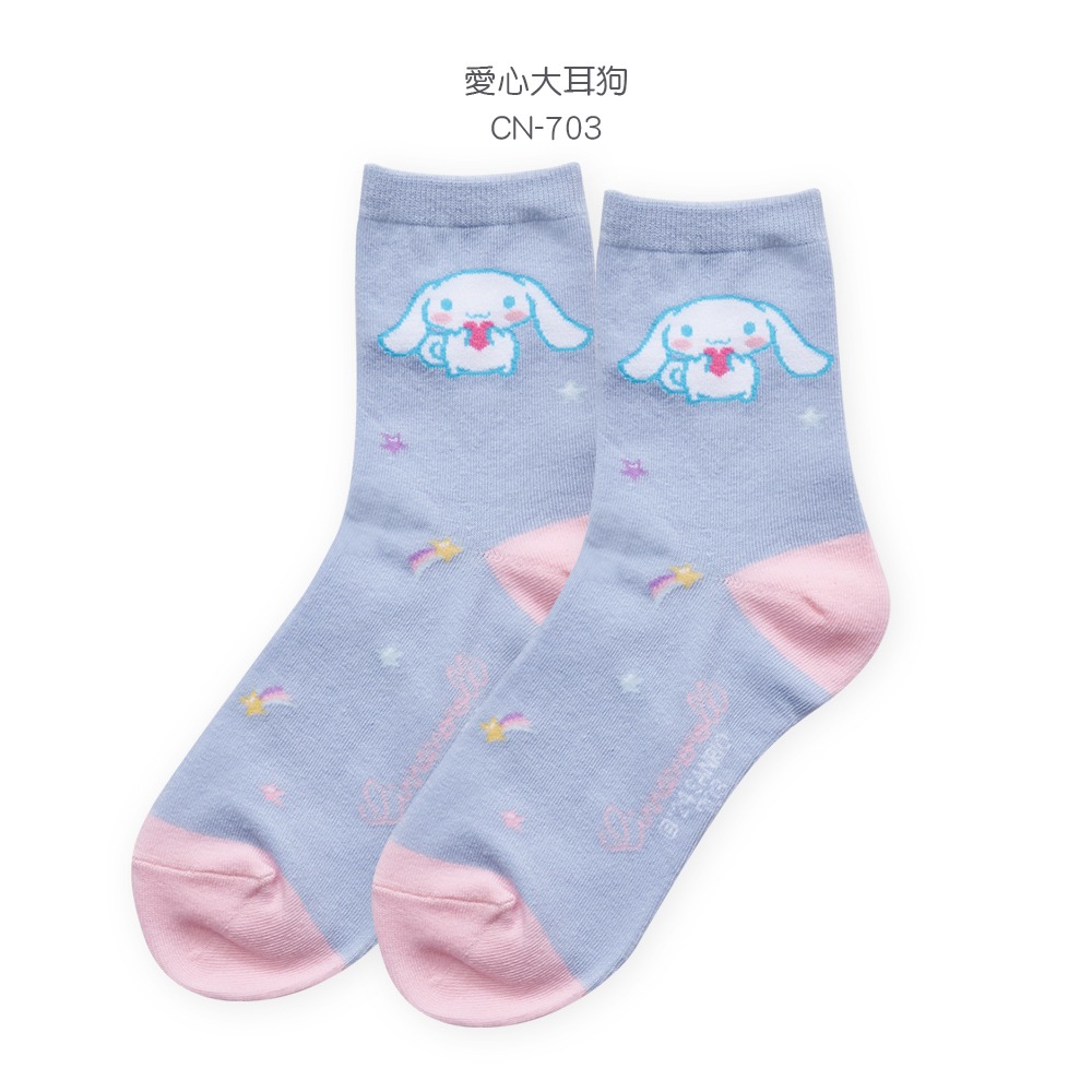 Sanrio 三麗鷗 大耳狗兒童長襪 台灣製棉襪 女童襪 男童襪襪 【旺達棉品】CN-703-規格圖7