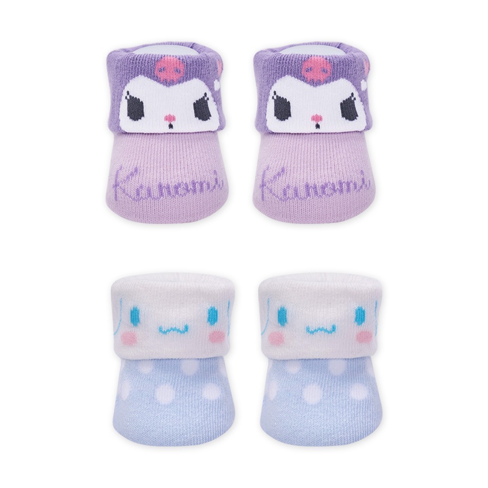 三麗鷗 大耳狗造型寶寶襪 酷洛米止滑寶寶襪 學習襪【旺達棉品】CN-101-細節圖2