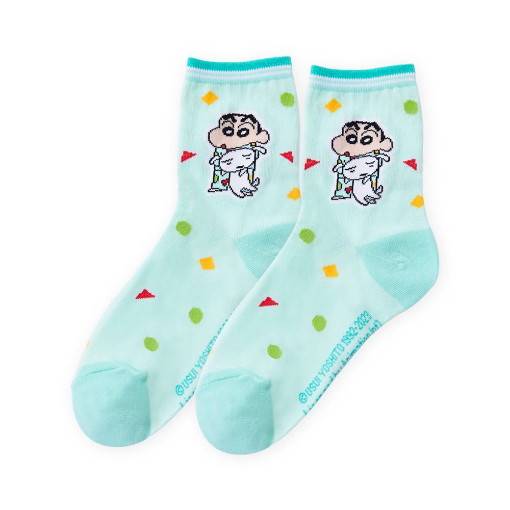 蠟筆小新童襪 小新兒童長襪 台灣製棉襪 女童襪 男童襪襪 【旺達棉品】SC-701-規格圖6