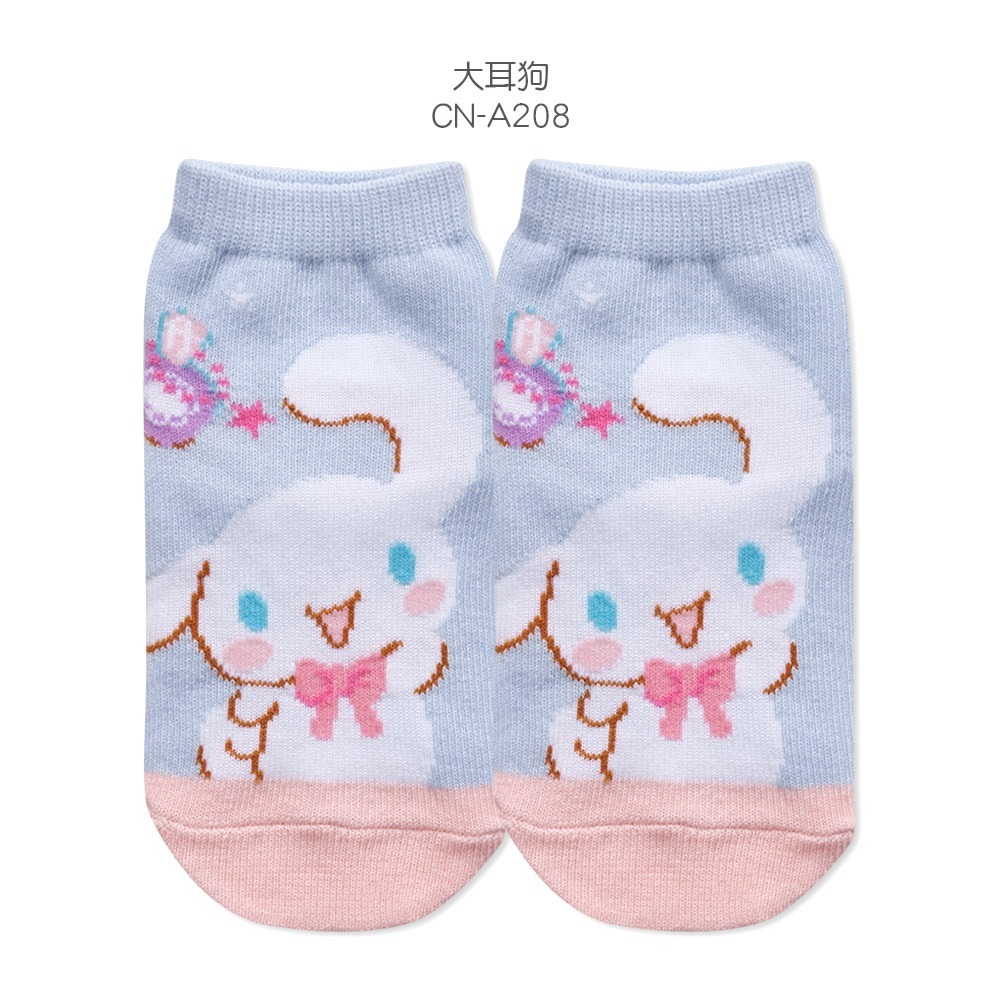 Sanrio 三麗鷗大耳狗幼童襪 酷洛米 童直版襪 短襪 止滑寶寶襪 幼童短襪【旺達棉品】CN-A208-規格圖9
