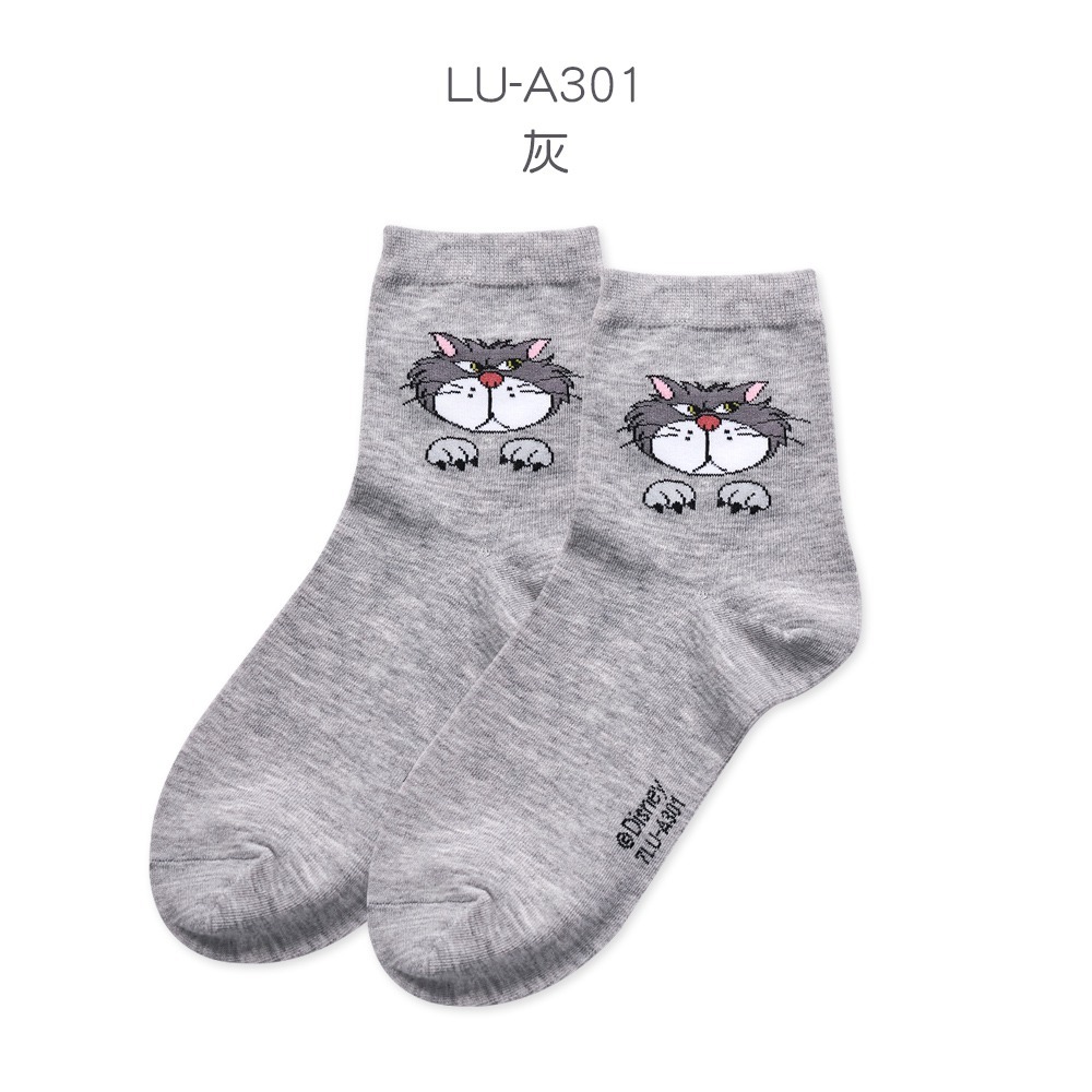 Disney 迪士尼魯斯佛短襪 魯斯佛中統襪 長襪 仙度瑞拉直版襪【旺達棉品】LU-A501-規格圖8