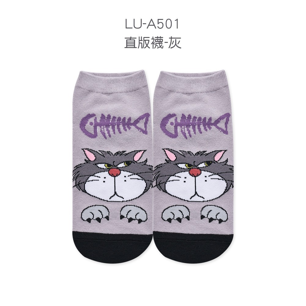 Disney 迪士尼魯斯佛短襪 魯斯佛中統襪 長襪 仙度瑞拉直版襪【旺達棉品】LU-A501-規格圖8