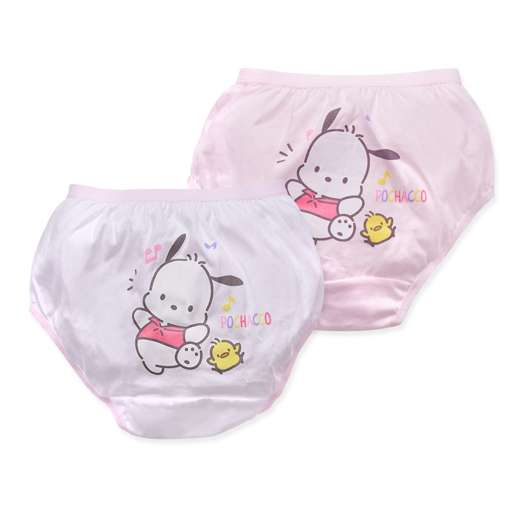 Sanrio 三麗鷗 帕洽狗純棉女童內褲 (2入組) 童內褲 純棉女童三角褲 【旺達棉品】PC-CG001-細節圖2