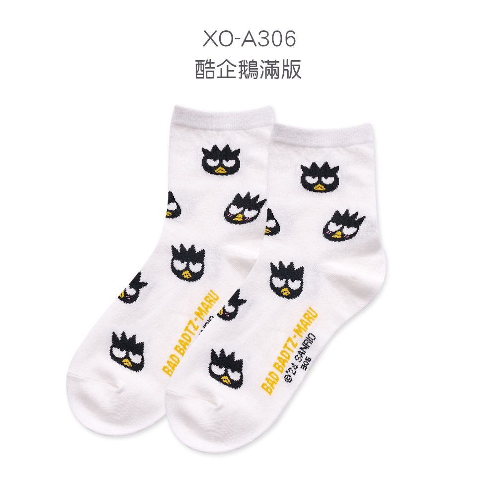 Sanrio 三麗鷗 酷企鵝中統襪 布丁狗 帕恰狗 女長襪 長襪 韓系中筒襪襪 長襪【旺達棉品】XO-A305-規格圖9