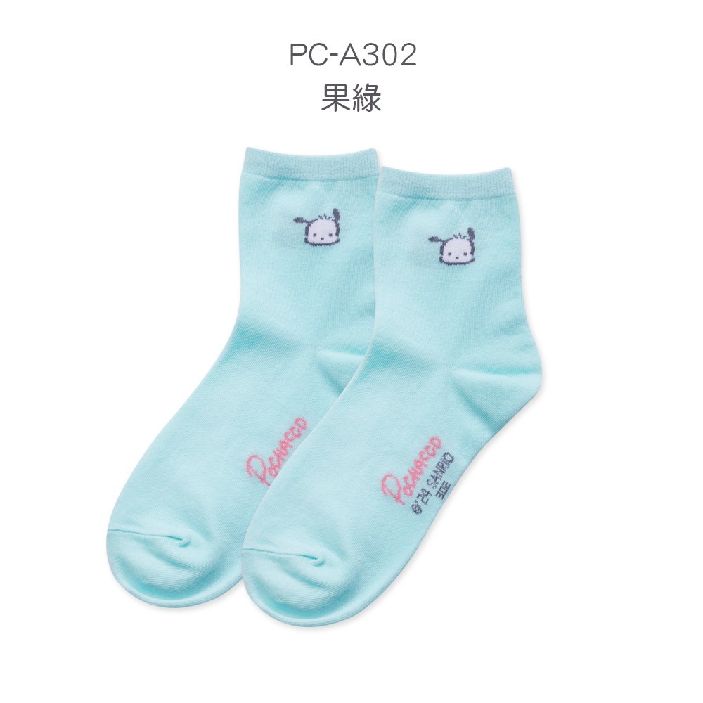 Sanrio 三麗鷗 酷企鵝中統襪 布丁狗 帕恰狗 女長襪 長襪 韓系中筒襪襪 長襪【旺達棉品】XO-A305-規格圖9