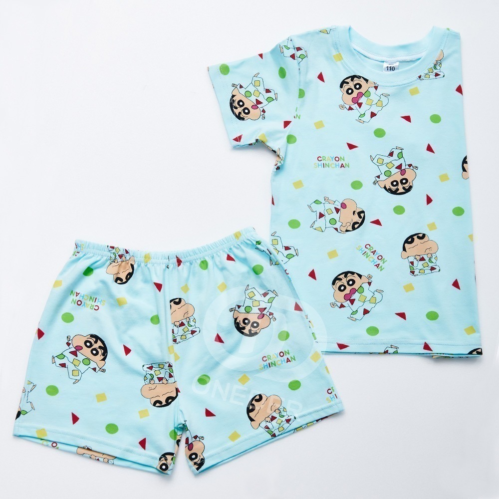 蠟筆小新 純棉短袖套裝 短袖睡衣 SC-NF002【旺達棉品】-細節圖3