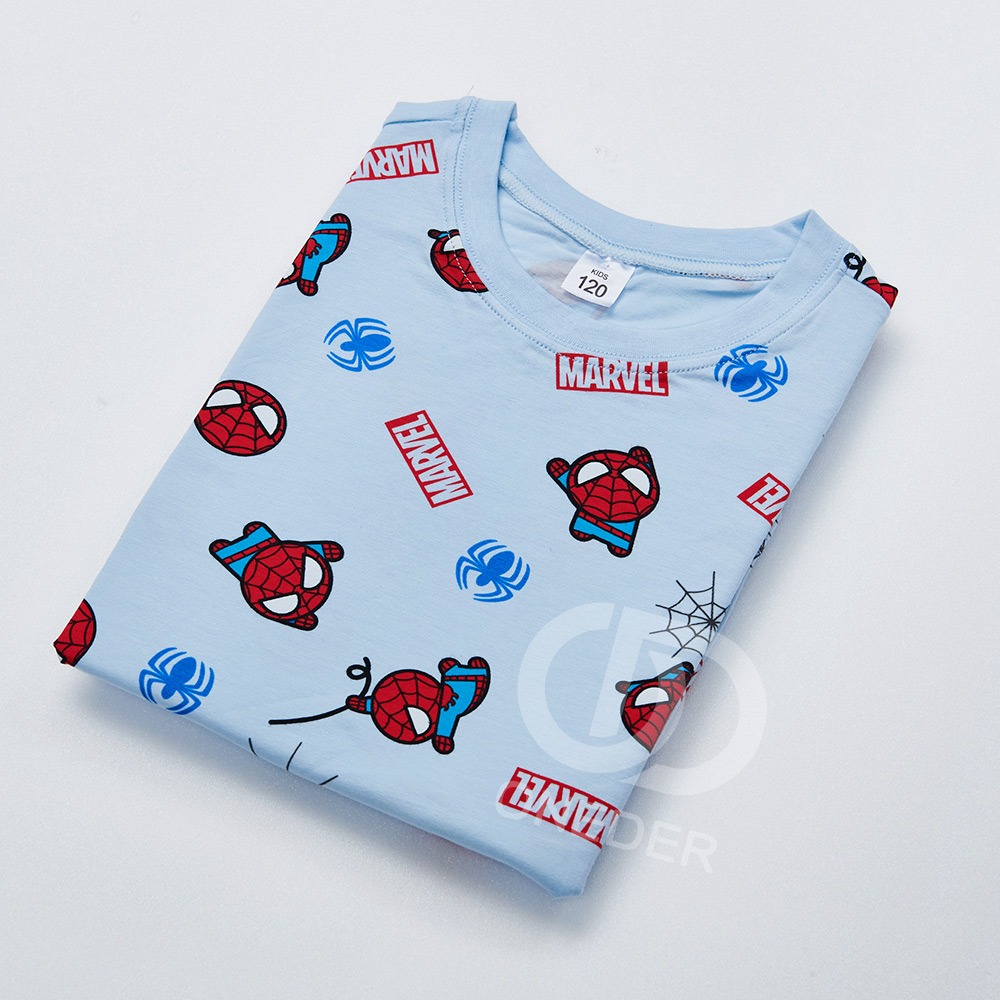 MARVEL 蜘蛛人純棉短袖套裝.睡衣 ML-NF001【旺達棉品】-細節圖3