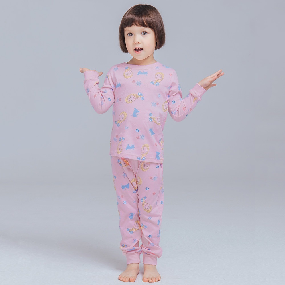 蠟筆小新 冰雪奇緣 marvel Kitty 寶可夢睡衣 純棉 純棉長袖套裝 兒童睡衣 【 旺達棉品】-規格圖7