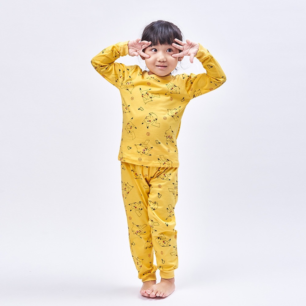 蠟筆小新 冰雪奇緣 marvel Kitty 寶可夢睡衣 純棉 純棉長袖套裝 兒童睡衣 【 旺達棉品】-規格圖7