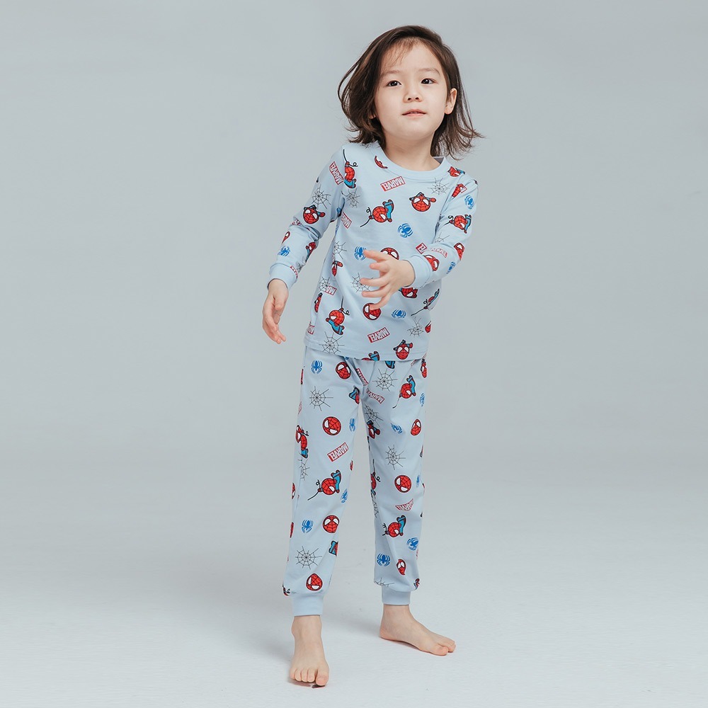 蠟筆小新 冰雪奇緣 marvel Kitty 寶可夢睡衣 純棉 純棉長袖套裝 兒童睡衣 【 旺達棉品】-規格圖7