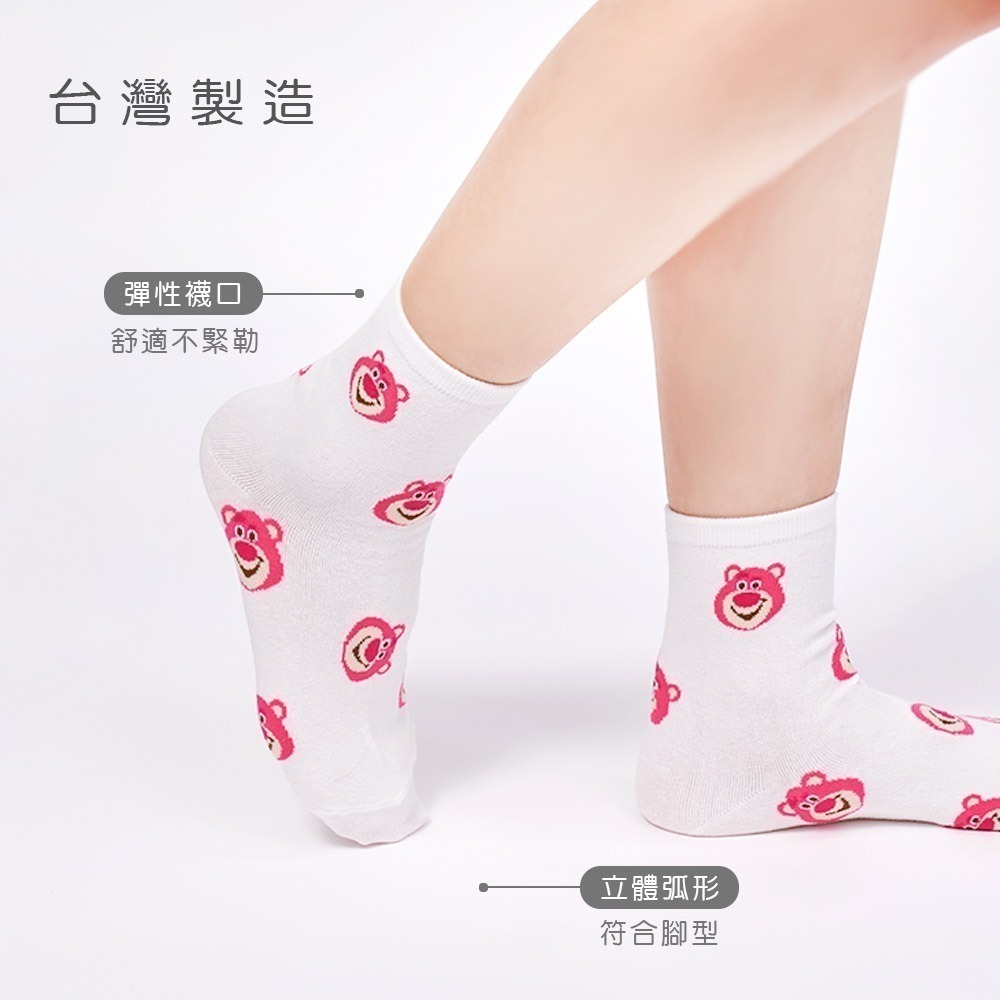 迪士尼滿版系列中筒襪(7雙組) 史迪奇 米奇 小熊維尼韓系長襪【ONEDER旺達棉品】-細節圖4