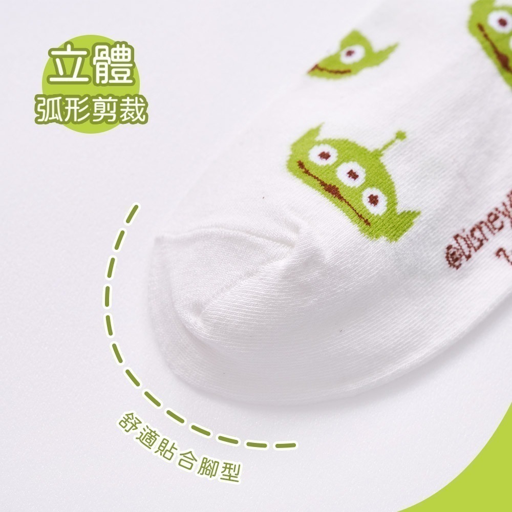 迪士尼滿版系列中筒襪(7雙組) 史迪奇 米奇 小熊維尼韓系長襪【ONEDER旺達棉品】-細節圖5