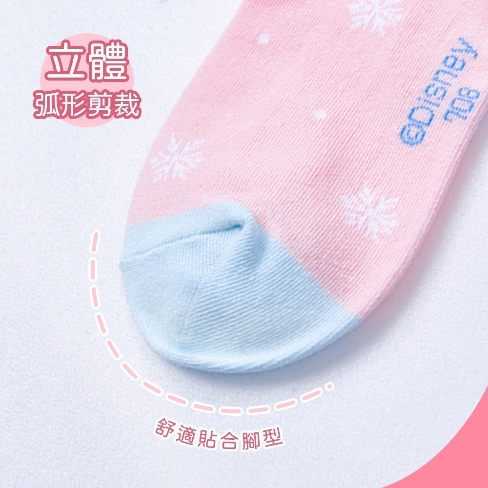 【7-ELEVEN門市團購】迪士尼公主童襪(6雙組) PR-709-6 (免運)-細節圖8