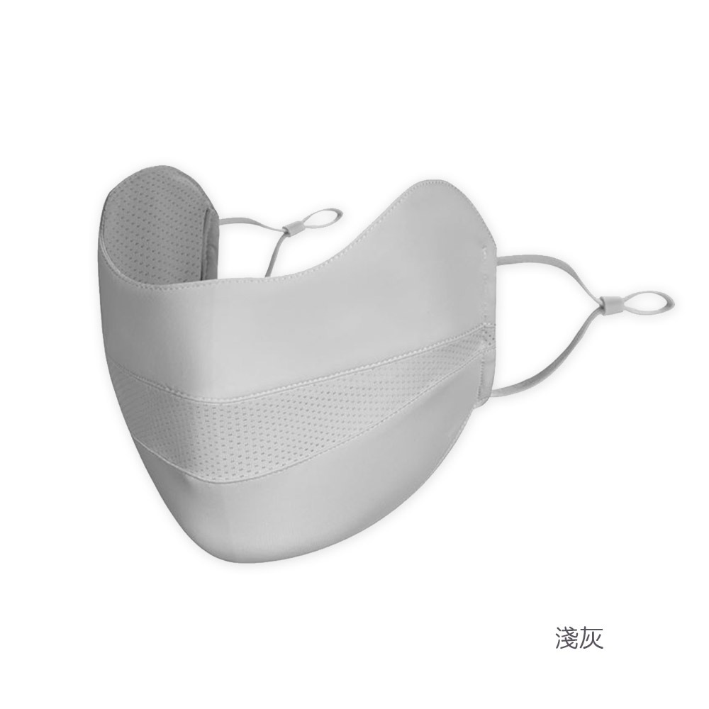 涼感抗UV立體面罩 冰絲涼感面罩 防曬口罩 冰涼透氣口罩【旺達棉品】OD-BB23-規格圖8