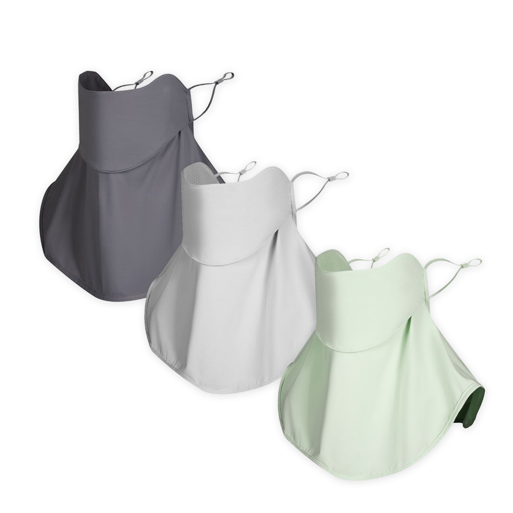 涼感耳扣式面罩 冰絲防曬面罩 立體口罩 防曬口罩 抗uv面罩【旺達棉品】OD-BB24-細節圖2