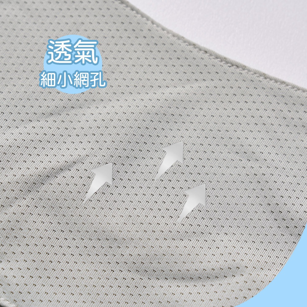 涼感耳扣式面罩 冰絲防曬面罩 立體口罩 防曬口罩 抗uv面罩【旺達棉品】OD-BB24-細節圖5