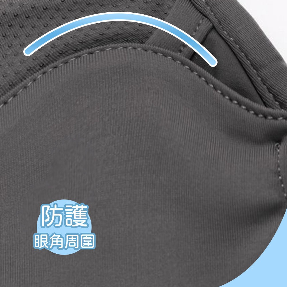 涼感耳扣式面罩 冰絲防曬面罩 立體口罩 防曬口罩 抗uv面罩【旺達棉品】OD-BB24-細節圖6