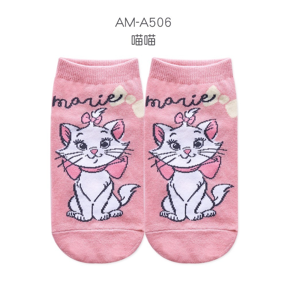 Disney 迪士尼 史迪奇短襪 瑪麗貓 兒童短襪 直版襪 台灣製童襪 童襪 【旺達棉品】LH-A514-規格圖10