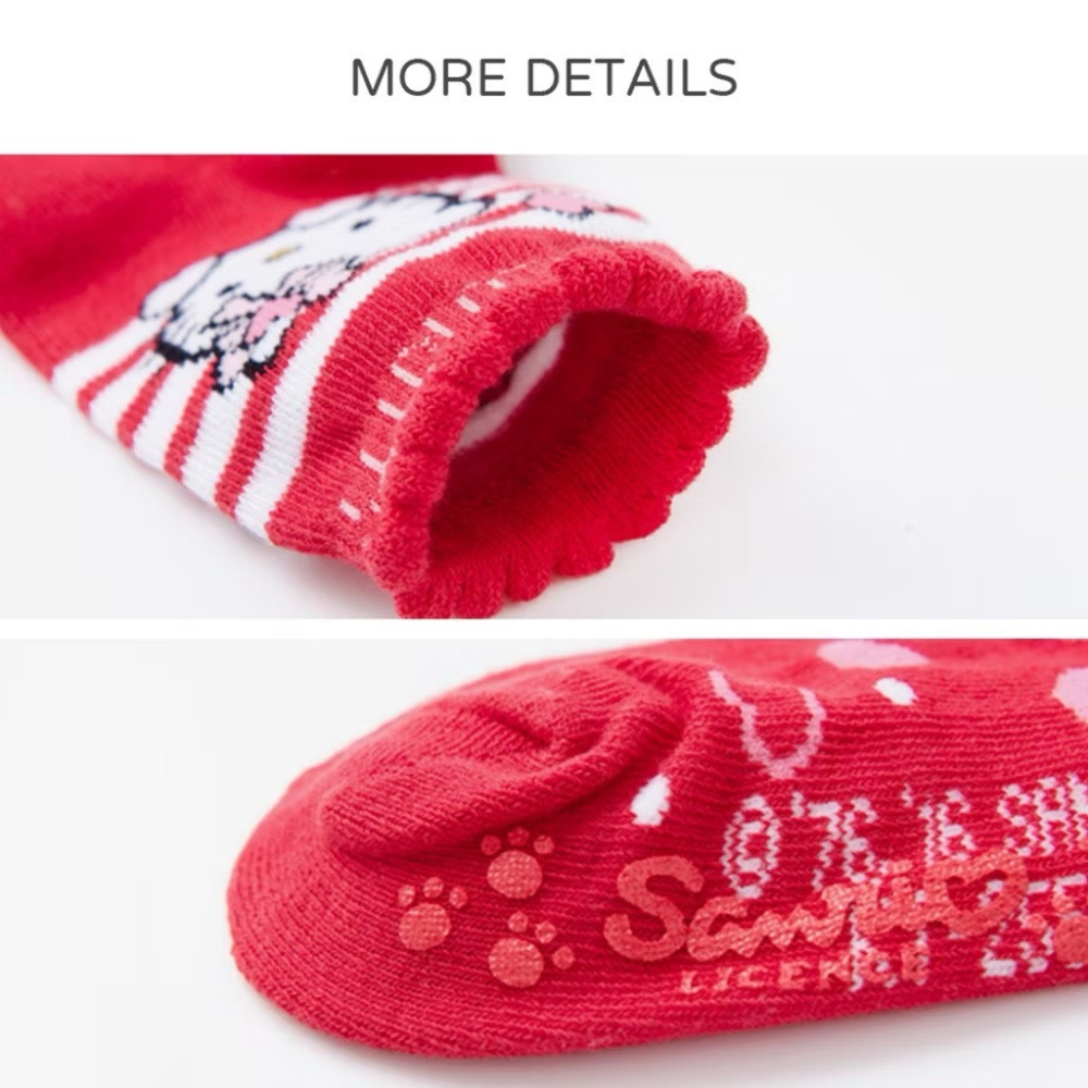 【買一送一】 三麗鷗 寶寶長襪 幼童短襪 凱蒂貓 美樂蒂【ONEDER 旺達棉品】-細節圖3