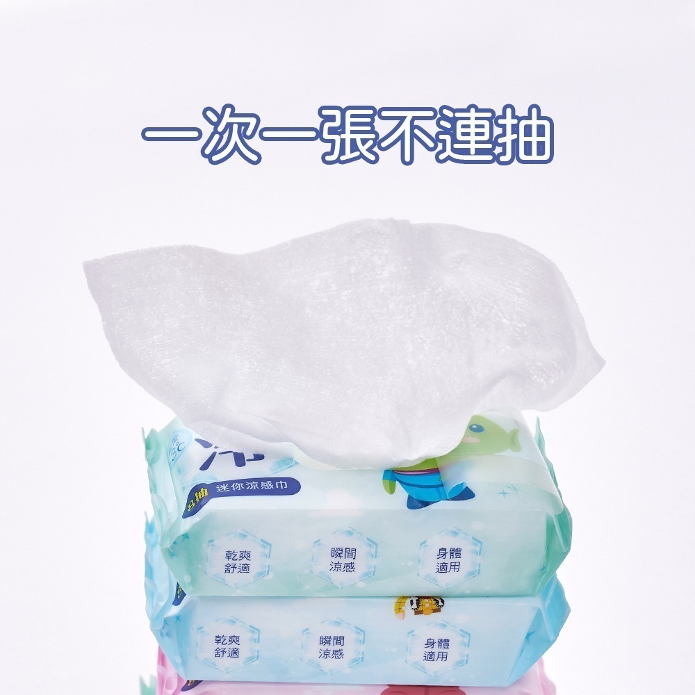 【 7-ELEVEN門市團購】 迪士尼涼感濕巾 (8抽6包x8袋) 玩具總動員迷你濕巾 極凍 (免運) 旺達棉品-細節圖9