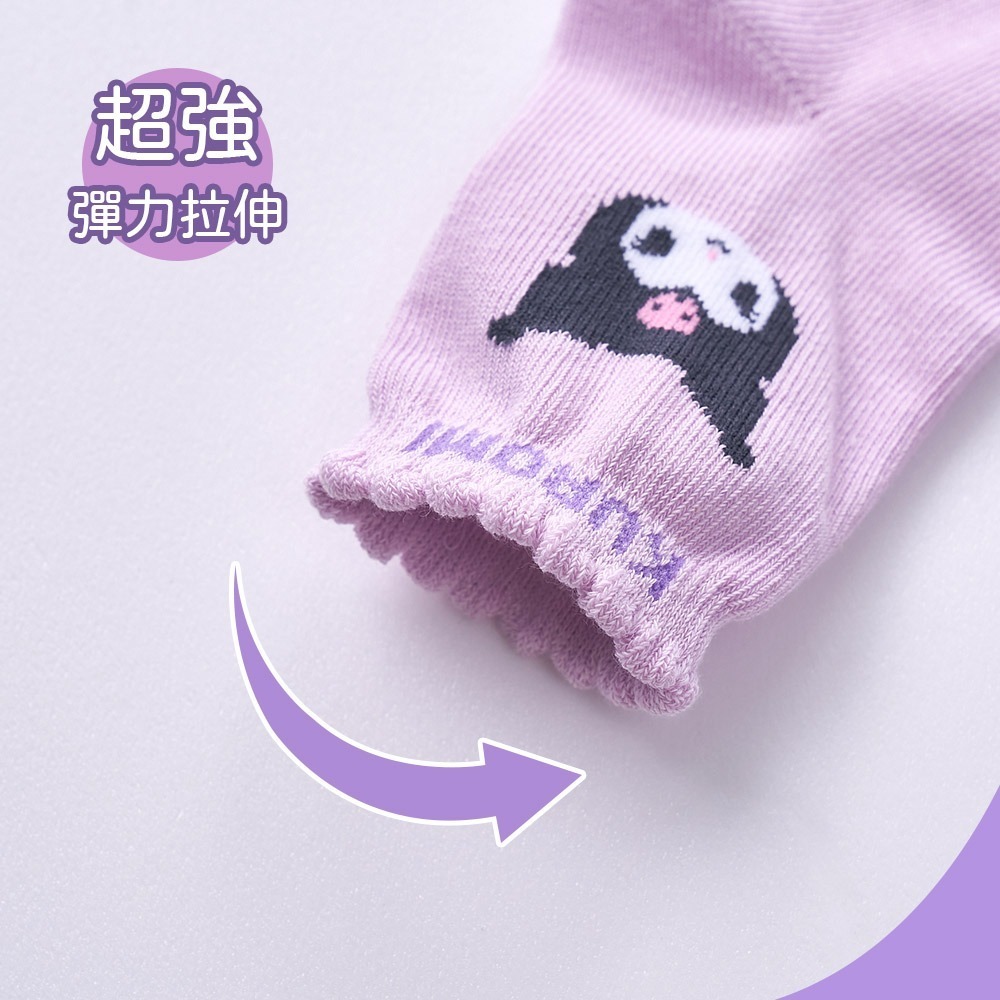 【7-ELEVEN門市團購】迪士尼幼童止滑短襪(6雙組) 酷洛米 米妮 大耳狗 13-15cm(免運)-細節圖2