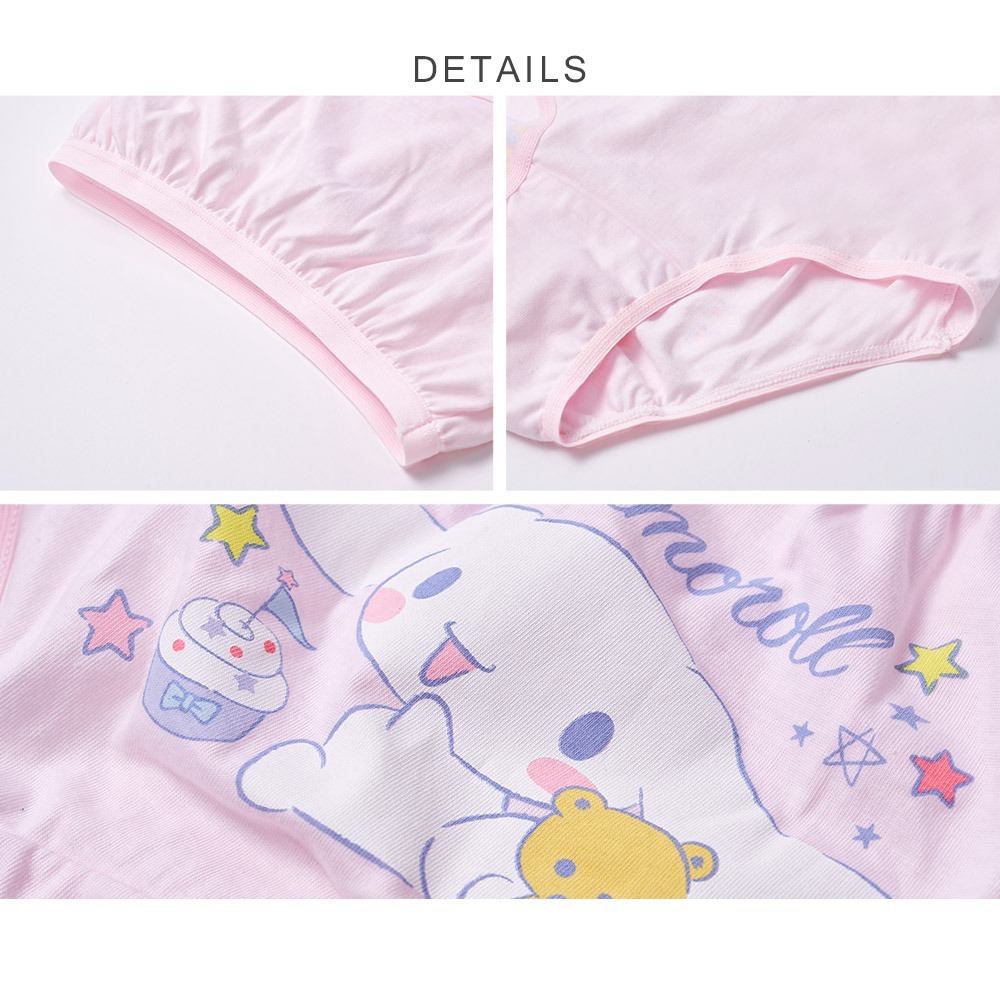 【7-ELEVEN門市團購  】三麗鷗 帕洽狗 大耳狗女童純棉三角內褲(6雙組) 童內褲(免運)-細節圖8