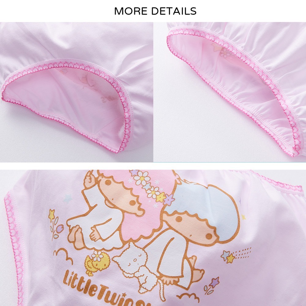 三麗鷗 帕洽狗 大耳狗女童純棉三角內褲(6雙組) 童內褲-細節圖7