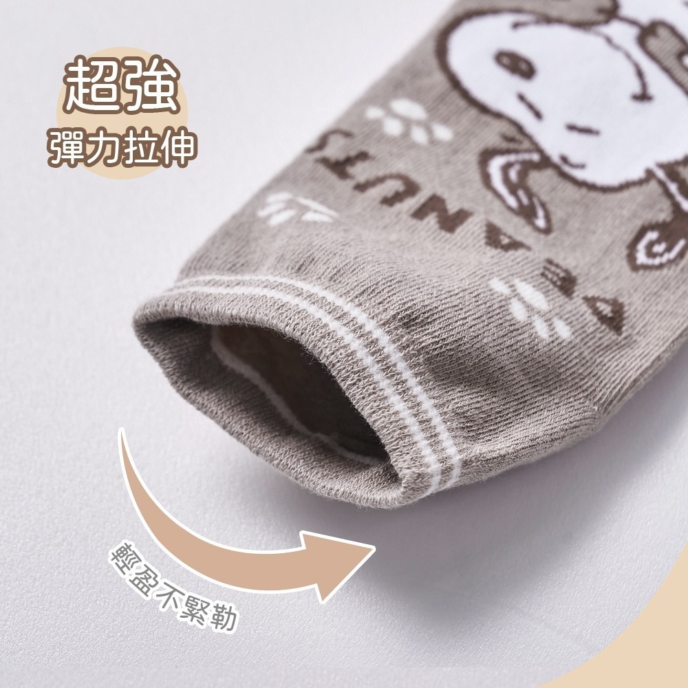 SNOOPY 史奴比短襪 歐拉夫 兒童短襪 查理布朗直版襪 台製棉襪【旺達棉品】SN-A501-細節圖4