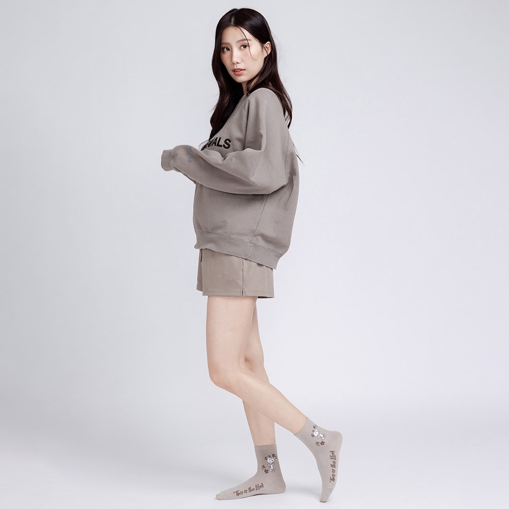 史奴比長襪 SNOOPY 歐拉夫 中筒襪 查理布朗長襪 長統襪 台製棉襪【旺達棉品】SN-A301-細節圖9