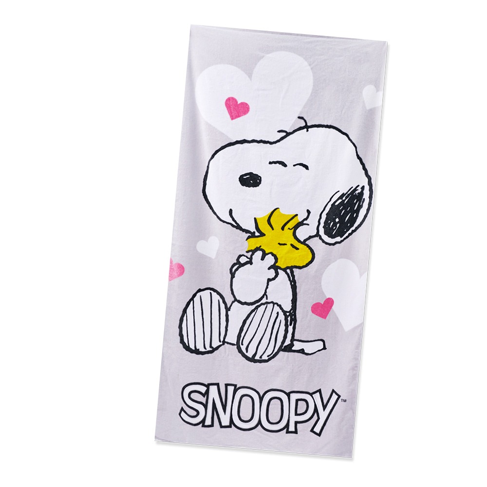 Snoopy 史努比大浴巾 海灘毛巾 洗澡浴袍 純棉浴巾【旺達棉品】SN-DC004-細節圖2