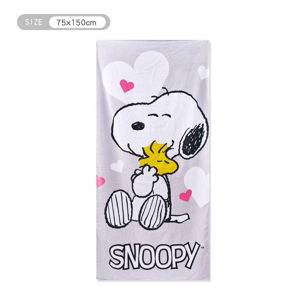 Snoopy 史努比大浴巾 海灘毛巾 洗澡浴袍 純棉浴巾【旺達棉品】SN-DC004-細節圖6
