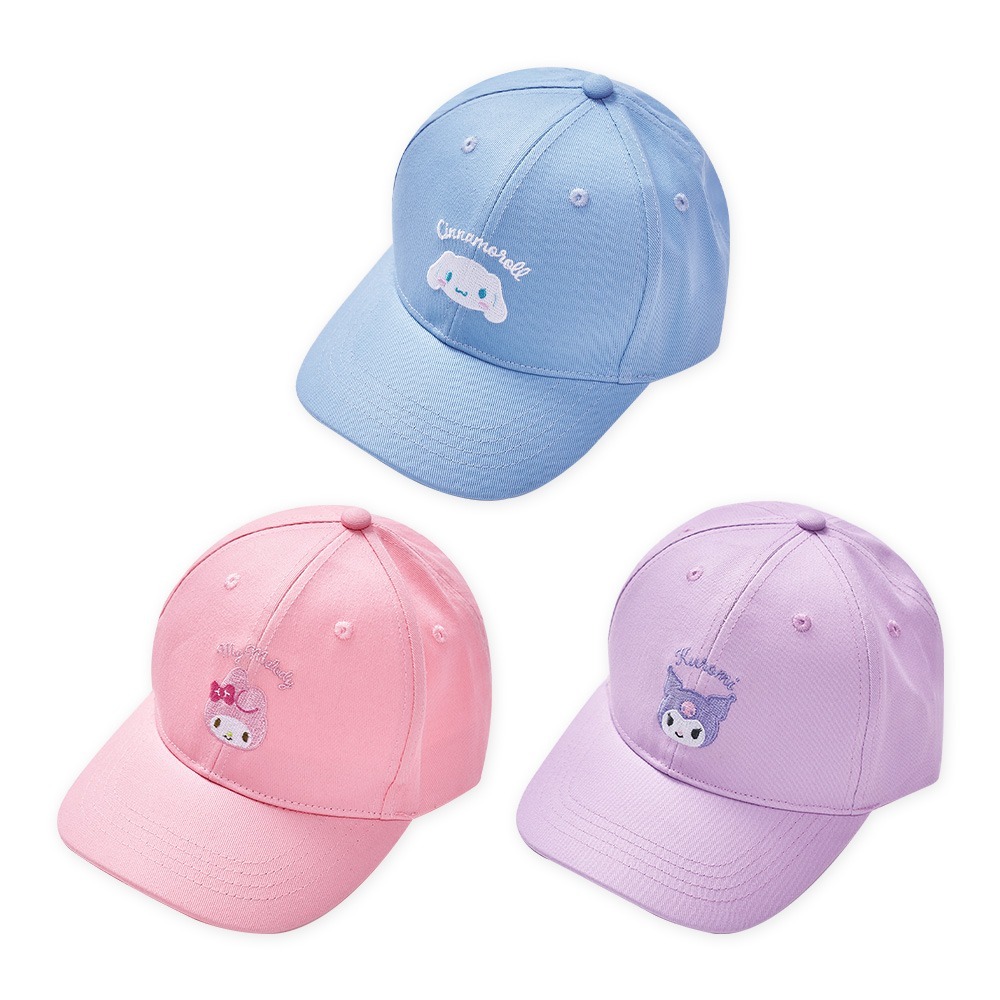 Sanrio 三麗鷗 酷洛米童帽 大耳狗 美樂蒂兒童帽 防曬童帽【旺達棉品】MM-LNS002-細節圖2